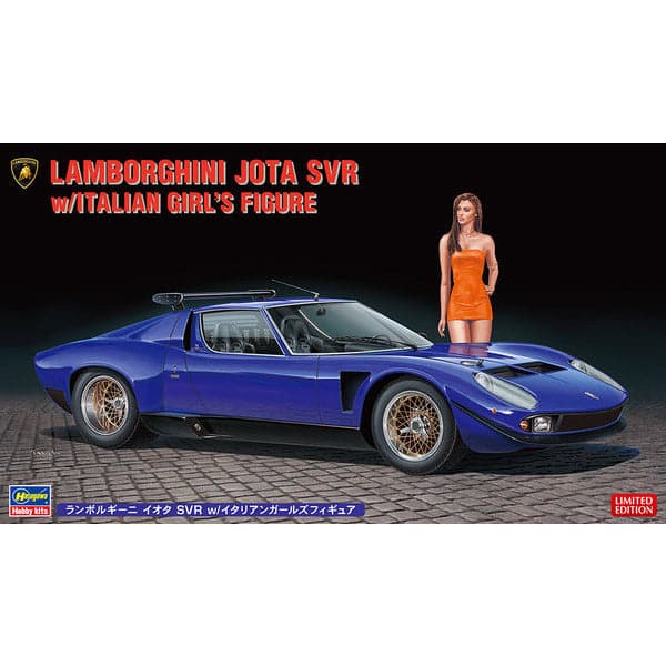 HASEGAWA 1/24 Lamborghini Jota SVR w/Italian Girl's Figure