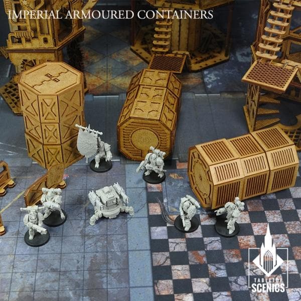 TABLETOP SCENICS Imperial Armoured Containers