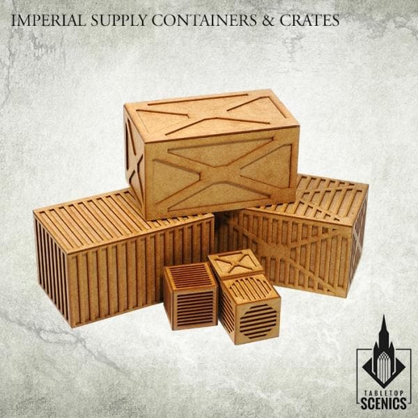 TABLETOP SCENICS Imperial Supply Containers & Crates