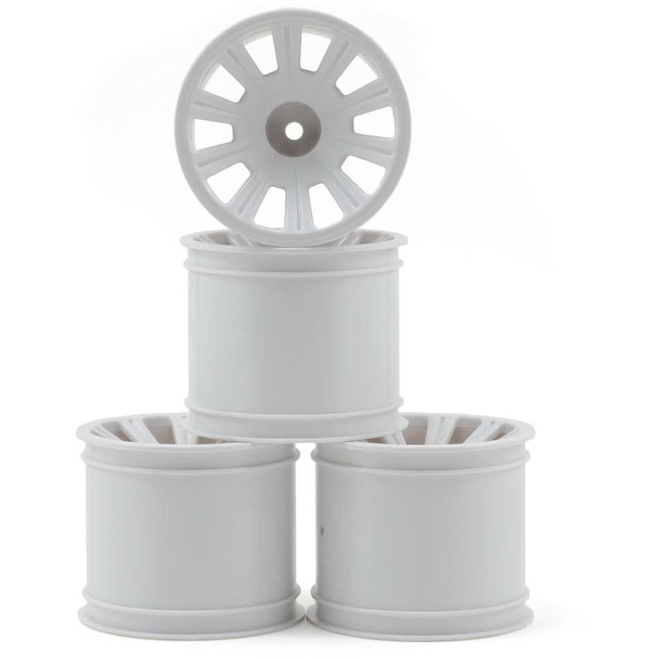 JCONCEPTS Rulux T4 Rear Wheel Standard Axle (White) (4)