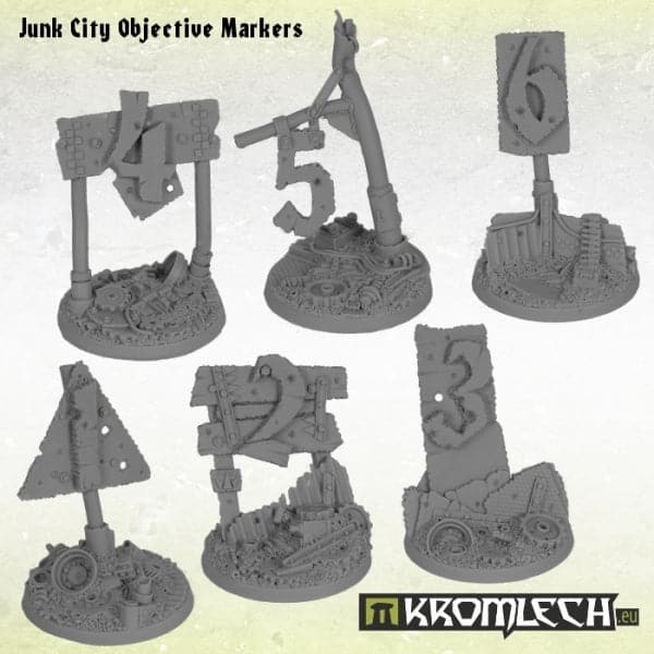 KROMLECH Junk City Objective Markers (6)