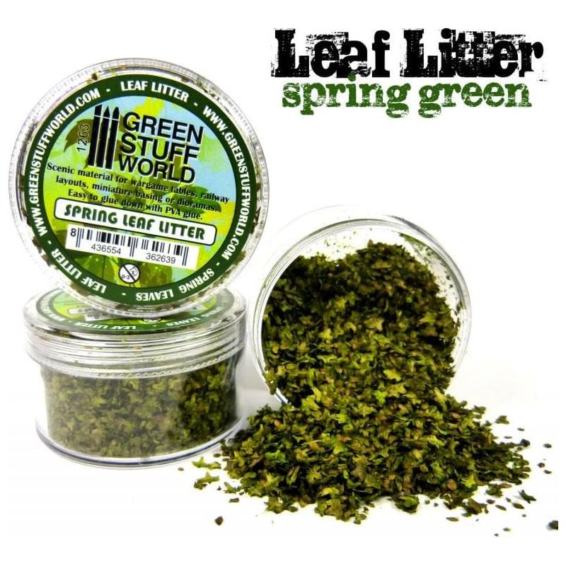 GREEN STUFF WORLD Leaf Litter - Green Spring