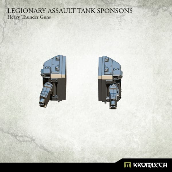 KROMLECH Legionary Assault Tank Sponsons: Heavy Thunder Gun