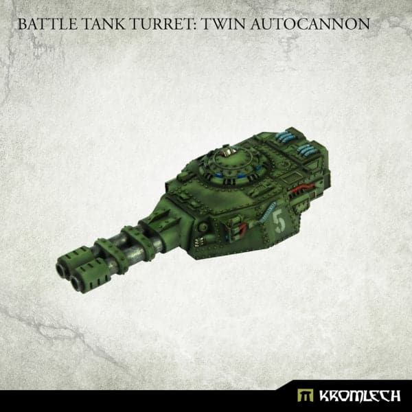 KROMLECH Battle Tank Turret: Twin Autocannon (1)