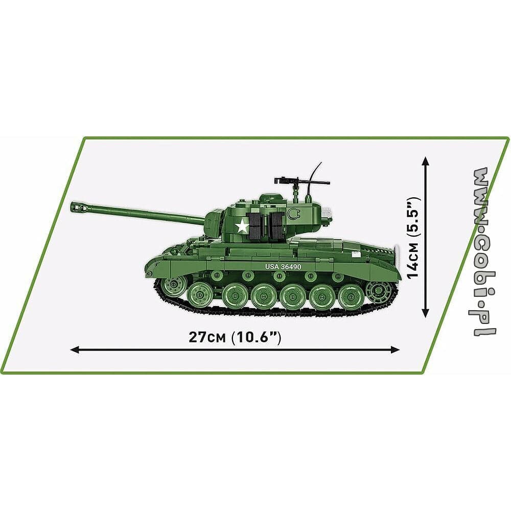 COBI WWII - M26 Pershing T26E3 904 pcs