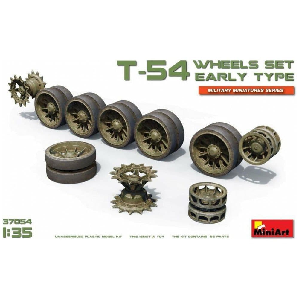 MINIART 1/35 T-54 Wheels Set. Early Type