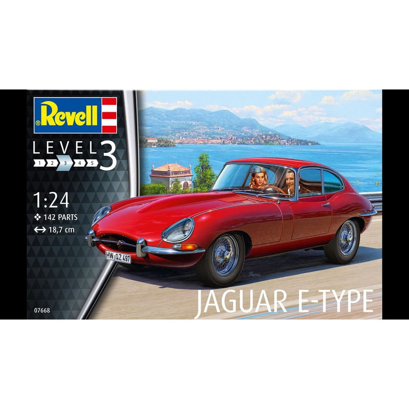 Jaguar E-Type (Coupé) 1:24 Scale Model Kit by Revell