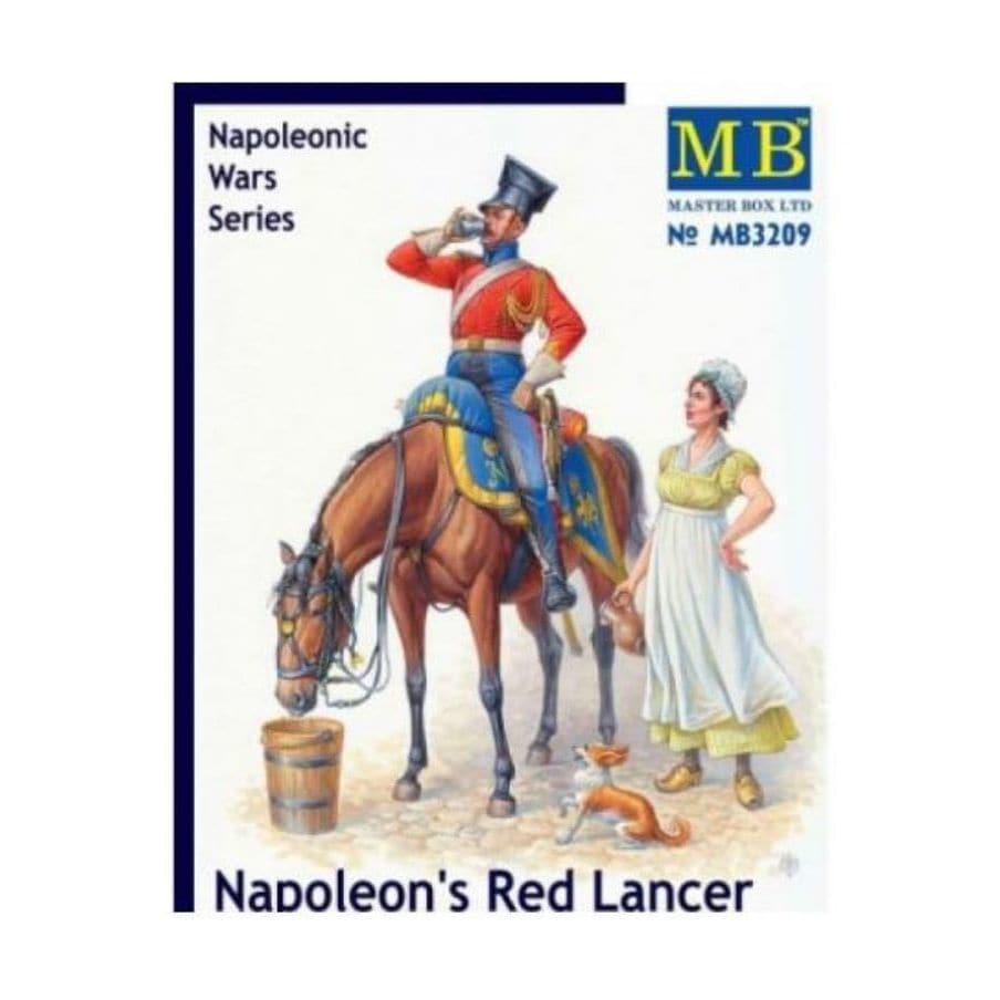 MASTER BOX 1/32 Napoleonic War: Napoleon's Red Lancers