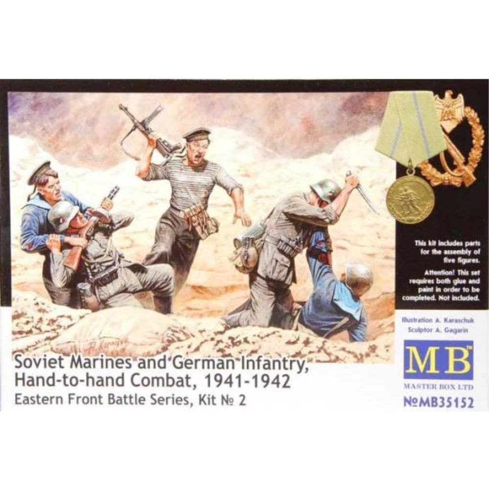 MASTER BOX 1/35 Soviet & German Hand to Hand 1941-42