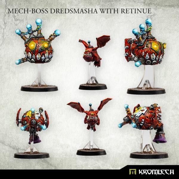 KROMLECH Mech-Boss Dredsmasha with Retinue (6)