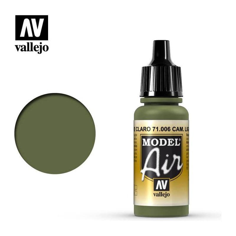 VALLEJO Model Air Cam Light Green 17ml