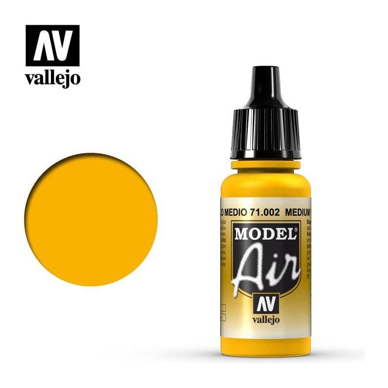 VALLEJO Model Air Medium Yellow 17ml