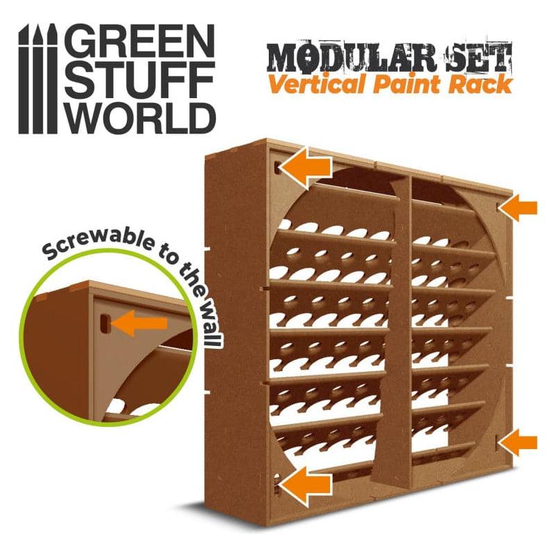 GREEN STUFF WORLD Modular Paint Rack - Vertical 17ml