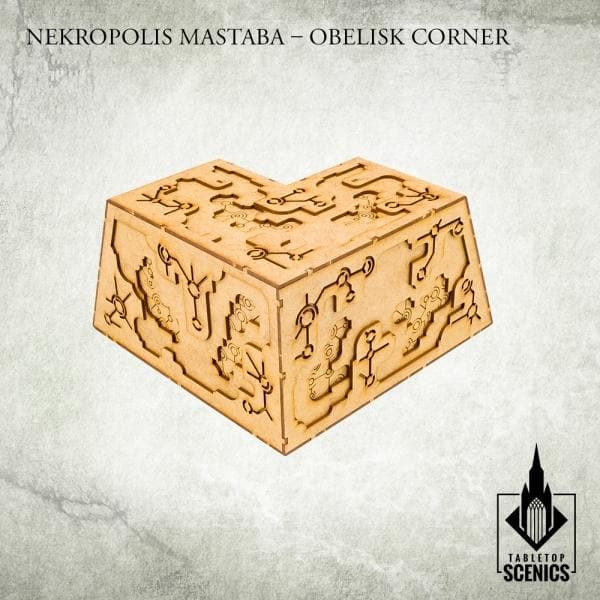 TABLETOP SCENICS Nekropolis Mastaba - Obelisk Corner