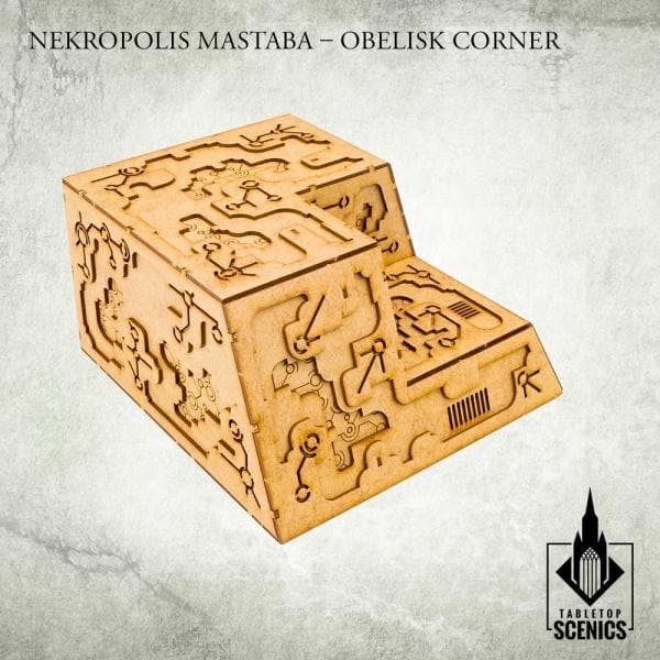 TABLETOP SCENICS Nekropolis Mastaba - Obelisk Corner