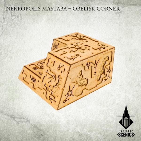 TABLETOP SCENICS Nekropolis Mastaba - Obelisk Corner