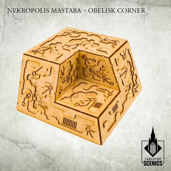 TABLETOP SCENICS Nekropolis Mastaba - Obelisk Corner