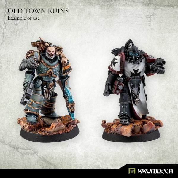 KROMLECH Old Town Ruins Round 40mm Set 2 (5)