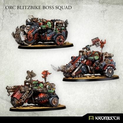 KROMLECH Orc Blitzbike Boss Squad (3)