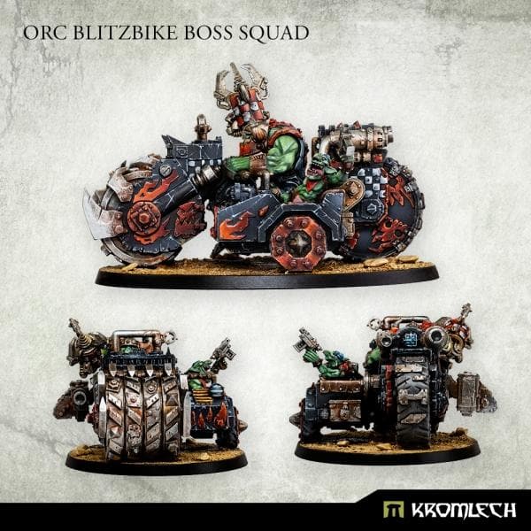 KROMLECH Orc Blitzbike Boss Squad (3)