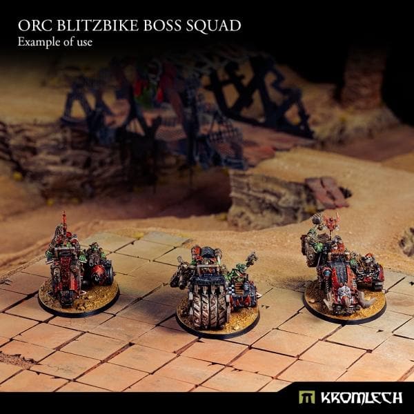 KROMLECH Orc Blitzbike Boss Squad (3)