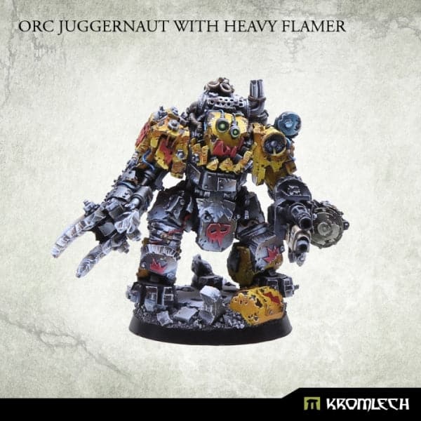 KROMLECH Orc Juggernaut with Heavy Flamer