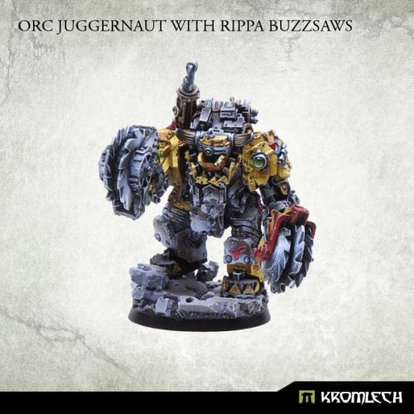 KROMLECH Orc Juggernaut with Rippa Buzzsaws (1)