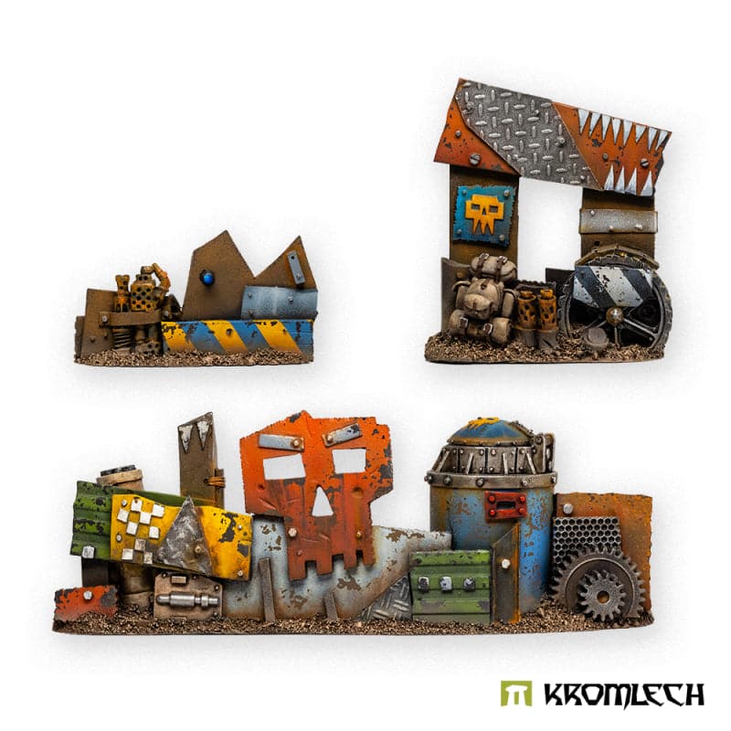 KROMLECH Orc Scrap Barricades (5)