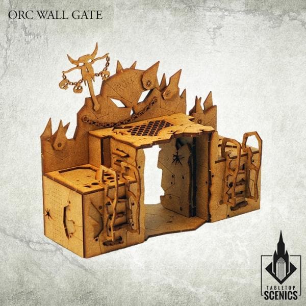 TABLETOP SCENICS Orc Wall Gate