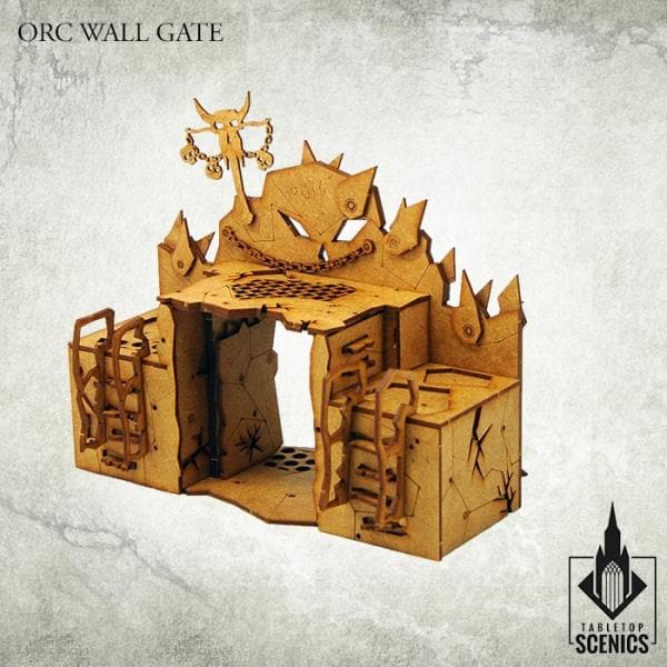 TABLETOP SCENICS Orc Wall Gate