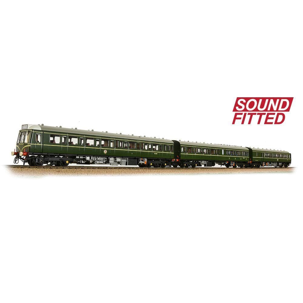 BRANCHLINE OO Class 117 3 Car DMU BR Green Speed Whiskers DCC Sound Fitted