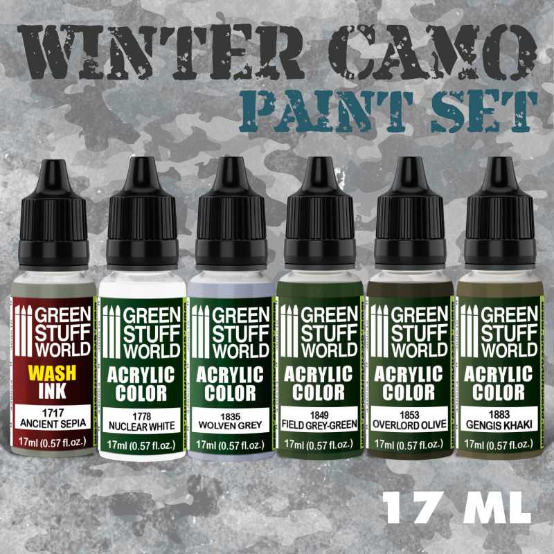 GREEN STUFF WORLD Paint Set Winter Camo