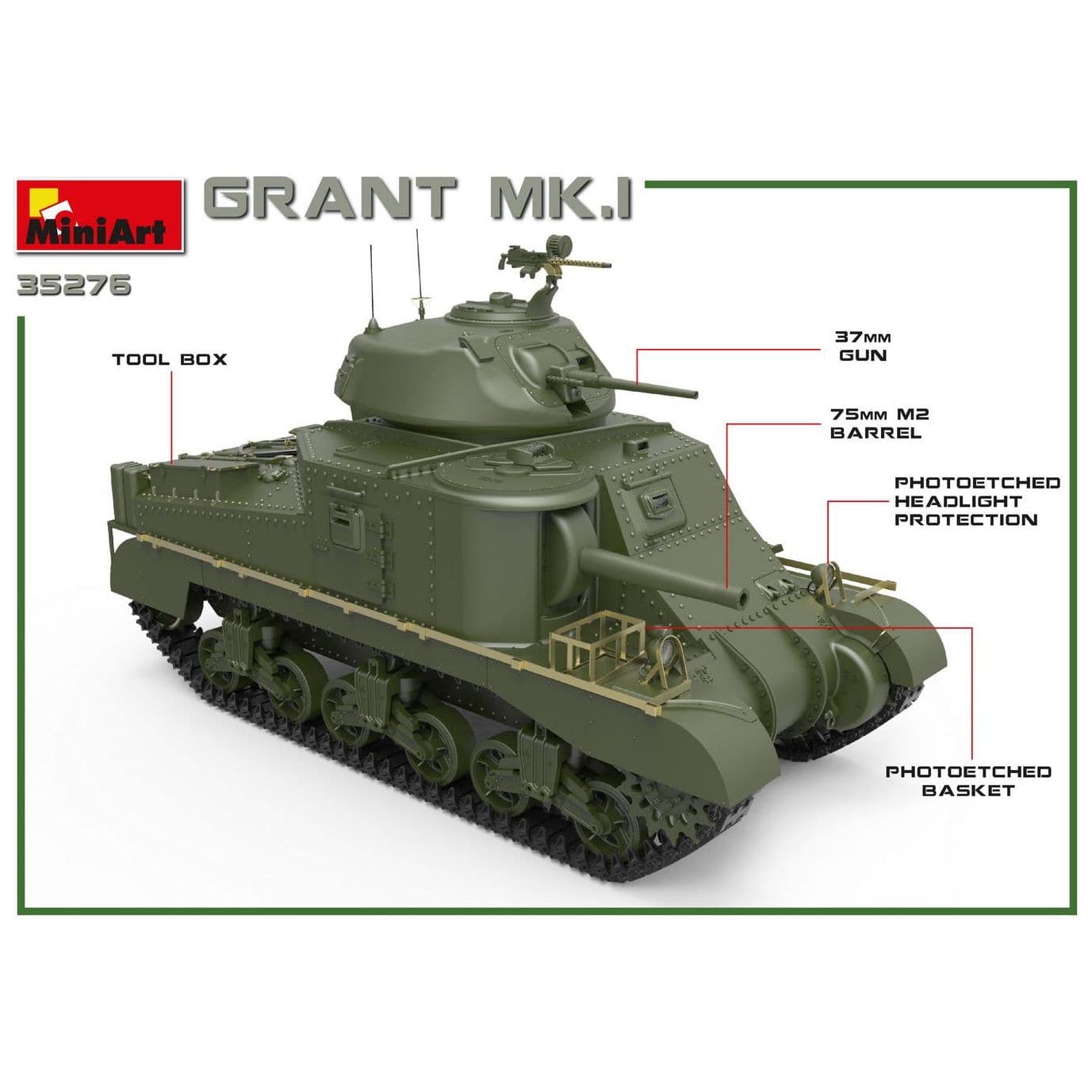 MINIART 1/35 Grant Mk.I