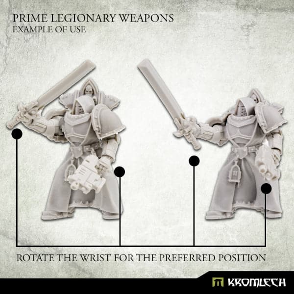 KROMLECH Prime Legionaries CCW Arms: Hammers [Left] (5)