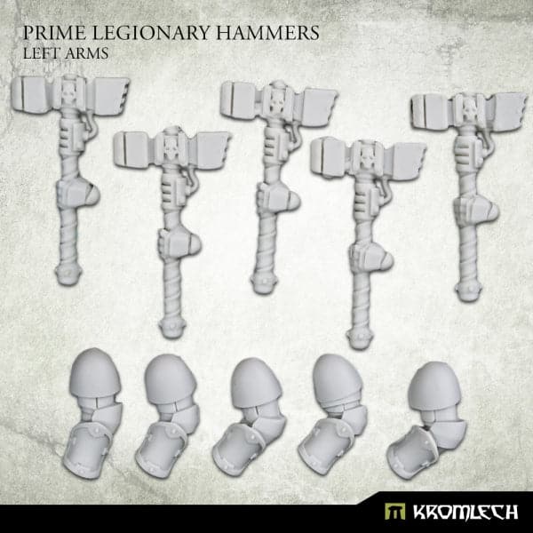 KROMLECH Prime Legionaries CCW Arms: Hammers [Left] (5)