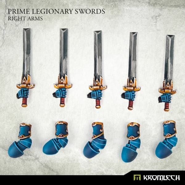 KROMLECH Prime Legionaries CCW Arms: Swords [Right] (5)