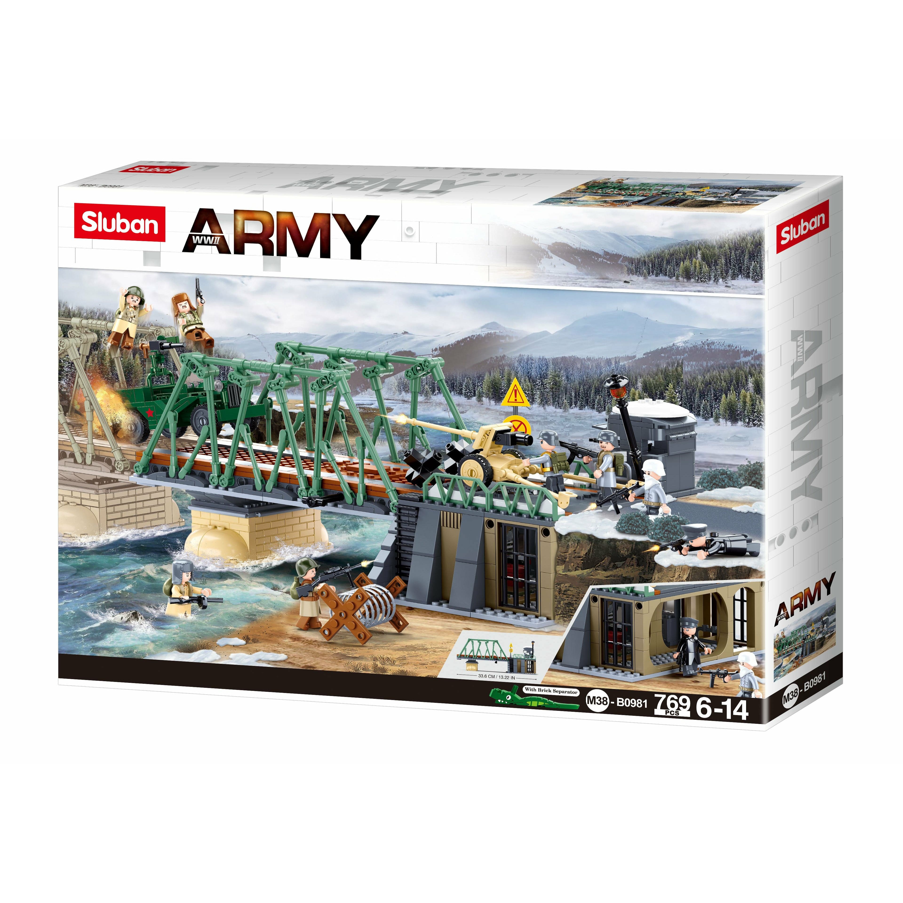 SLUBAN Army Battle of Budapest - Winter Counter Attack 769pcs