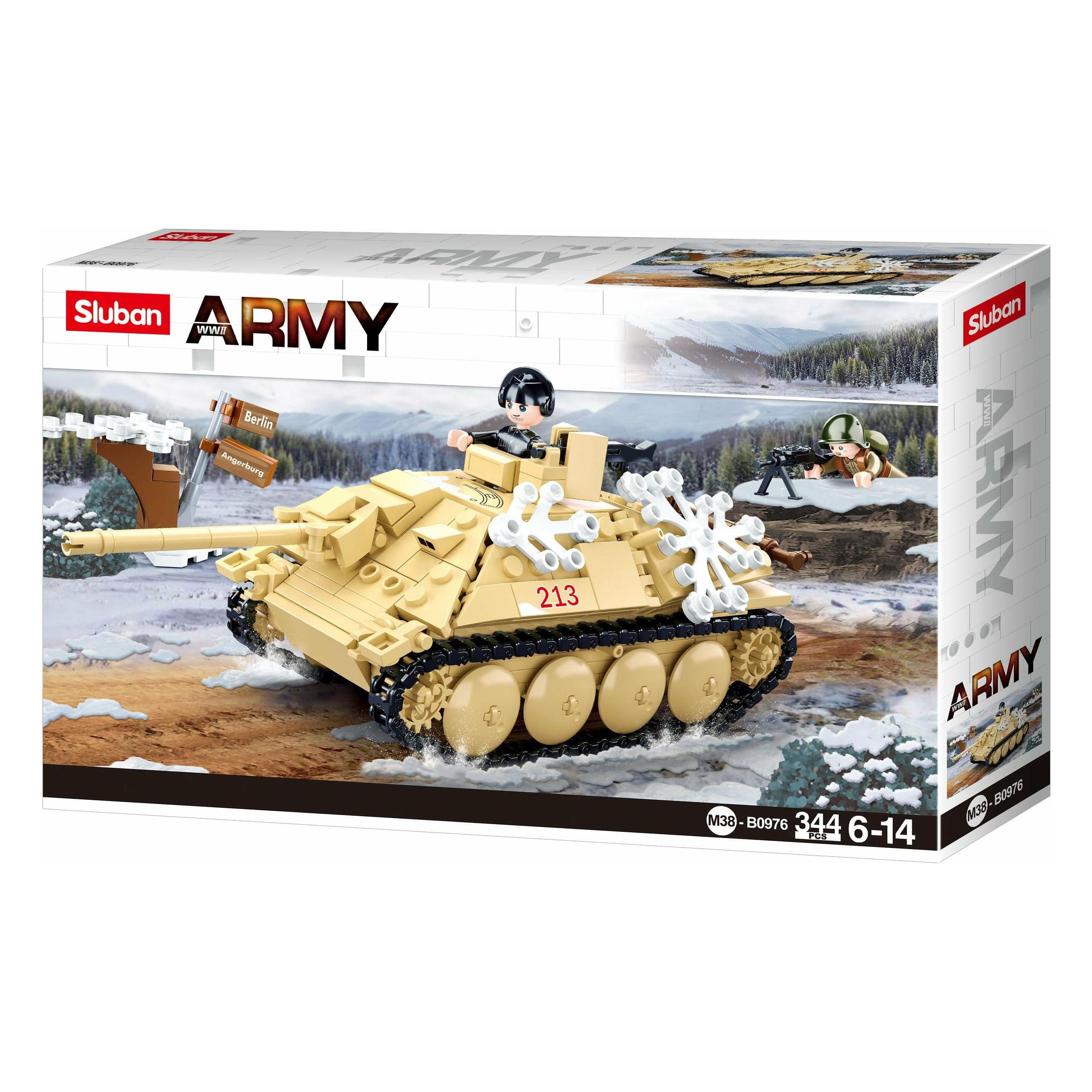 SLUBAN Army Battle of Budapest - Tank Destroyer 344pcs