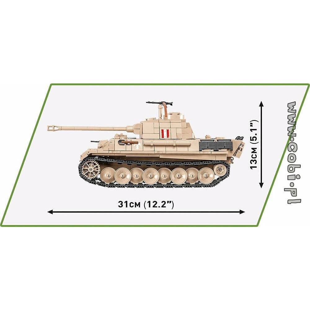 COBI WWII - Pzkpfw v Panther "Pudel" 840 pcs