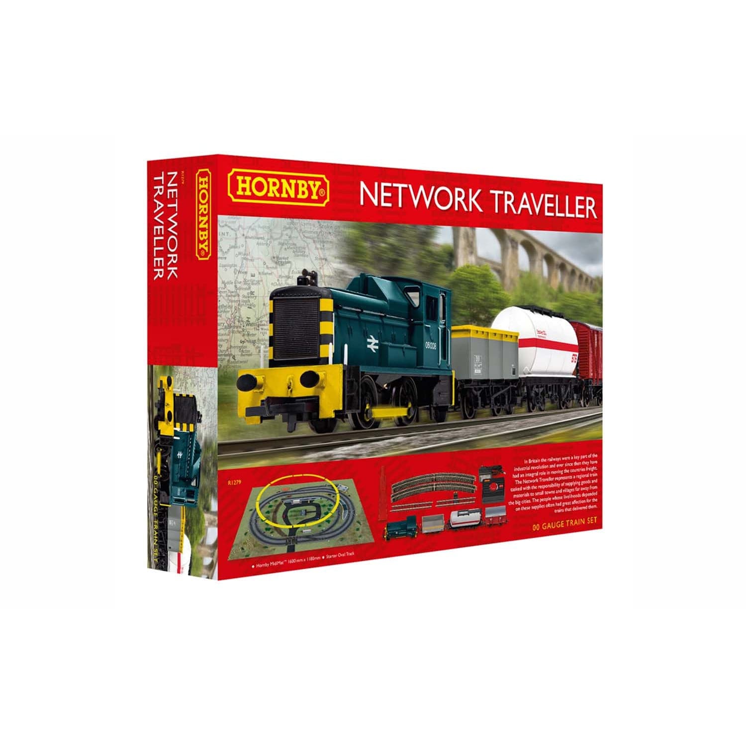 HORNBY OO Network Traveller Train Set