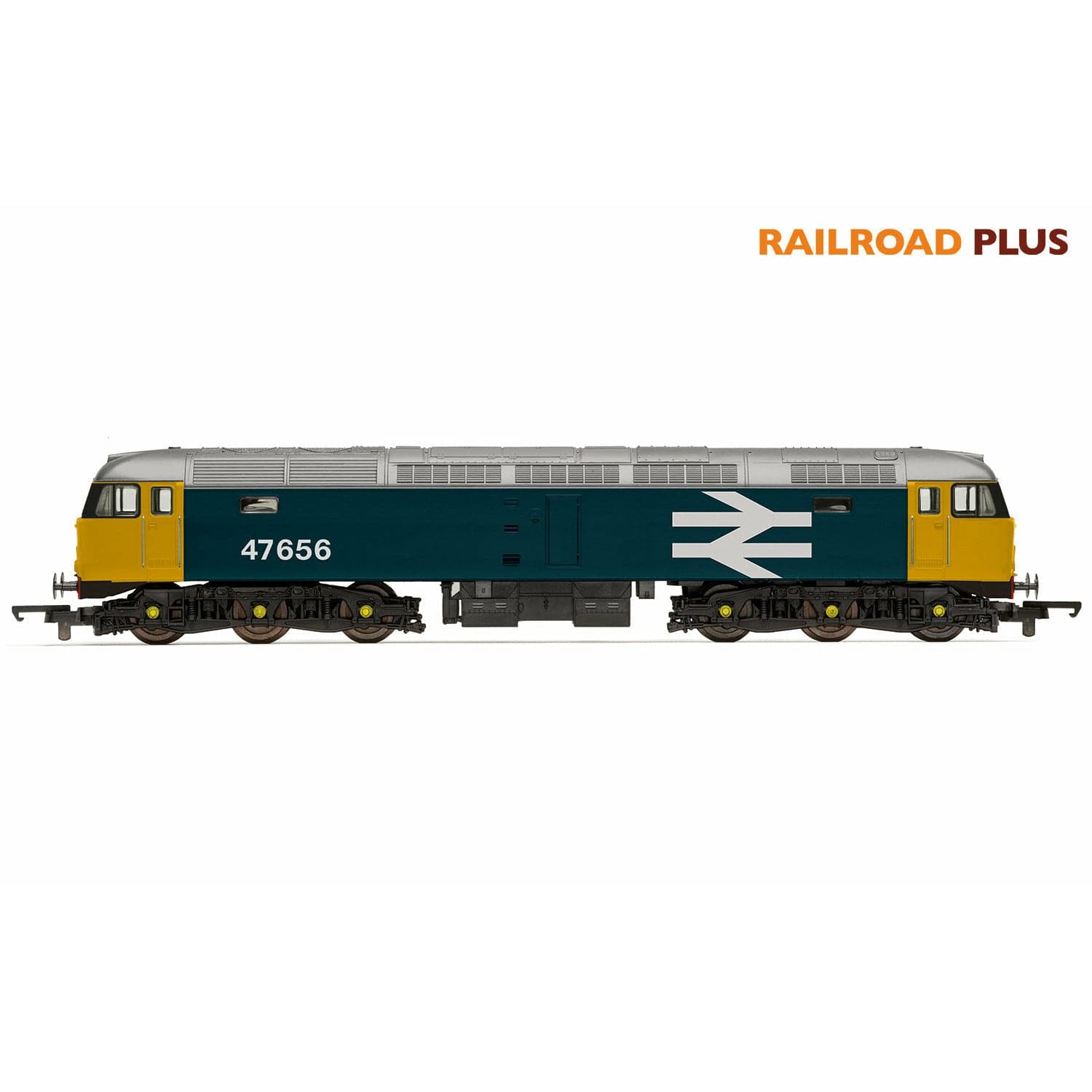 HORNBY OO Railroad Plus BR, Class 47, Co-Co, 47656 - Era 7