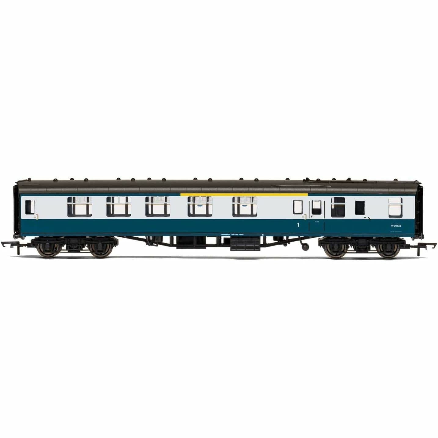 HORNBY OO BR, Mk1 Brake Composite Corridor, W 21178 - Era 7