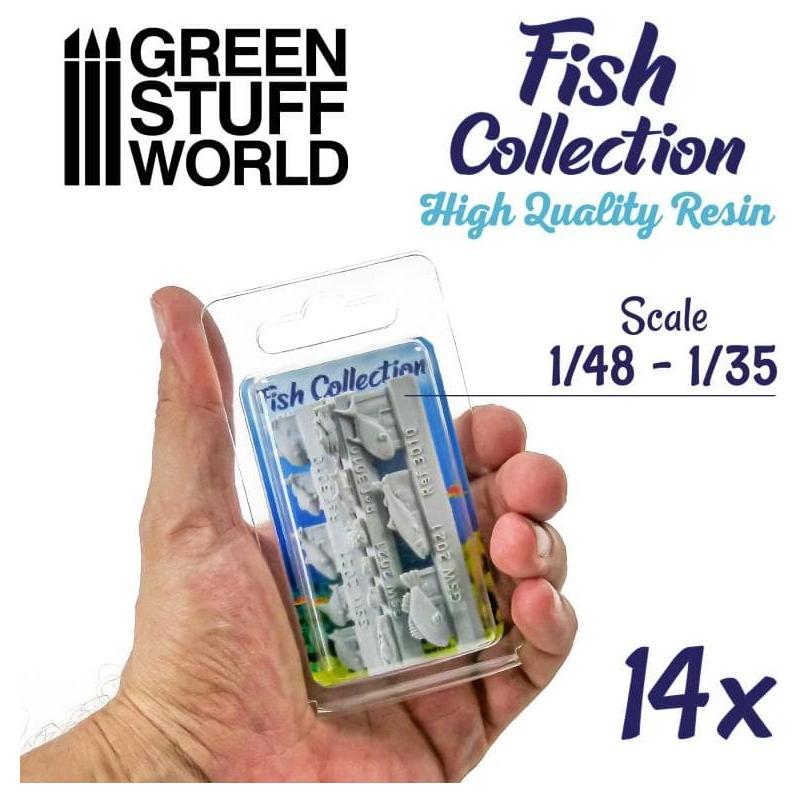 GREEN STUFF WORLD Resin Fish Collection