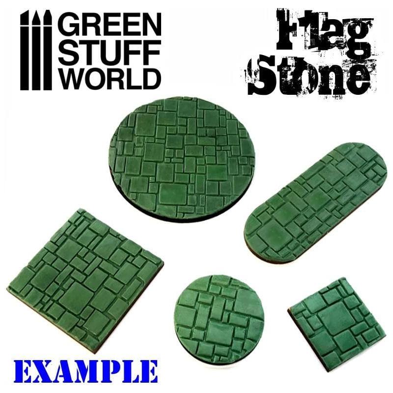 GREEN STUFF WORLD Rolling Pin Flagstone