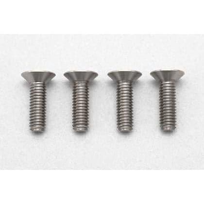 YOKOMO Titanium Hex Screw Flat Head M3 x 10mm (4pcs)