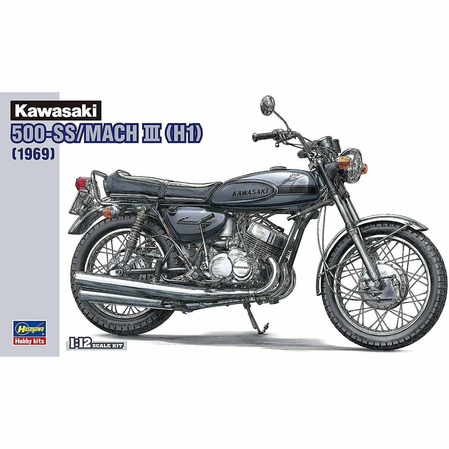 HASEGAWA 1/12 Kawasaki 500-SS/Mach III (H1)