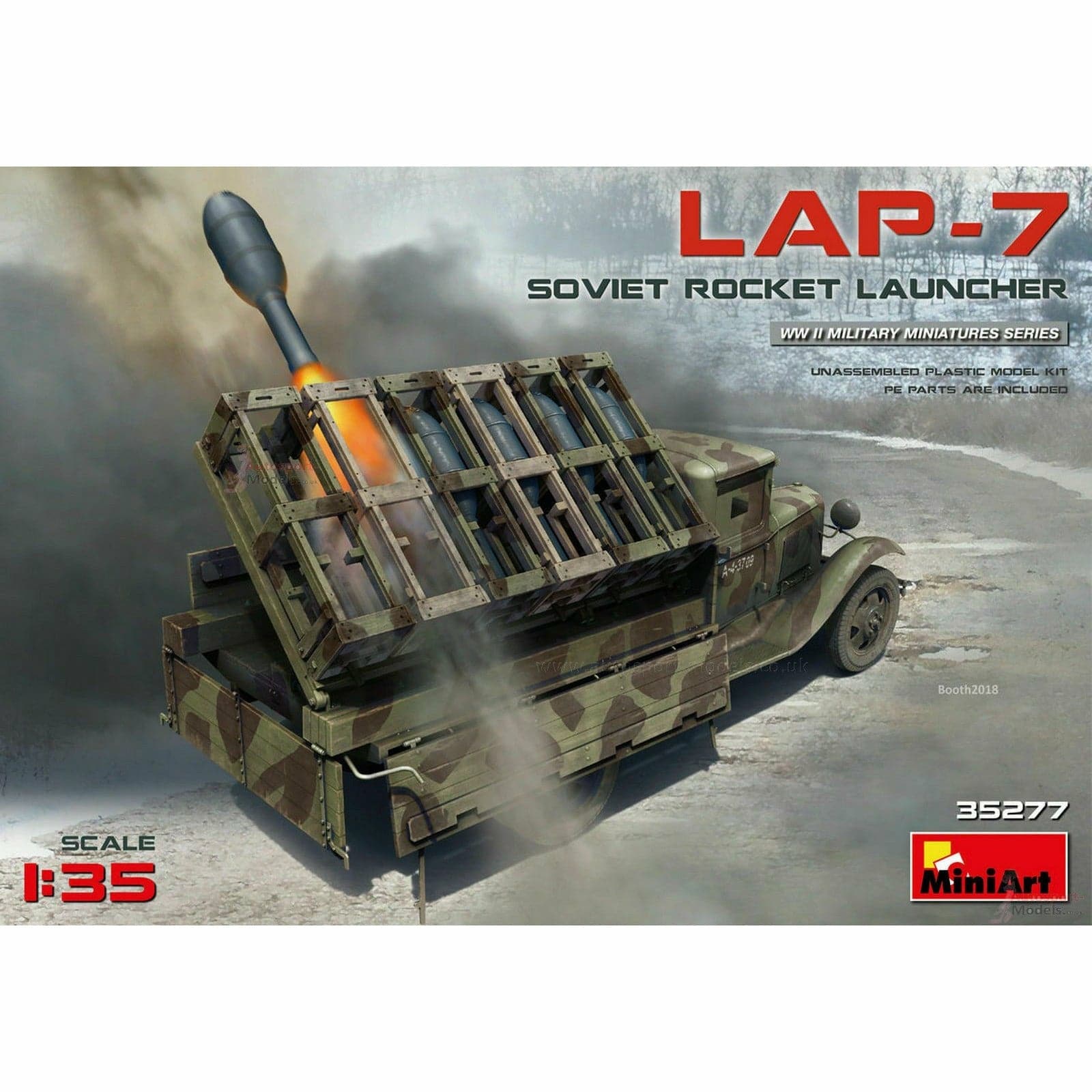 MINIART 1/35 Soviet Rocket Launcher LAP-7