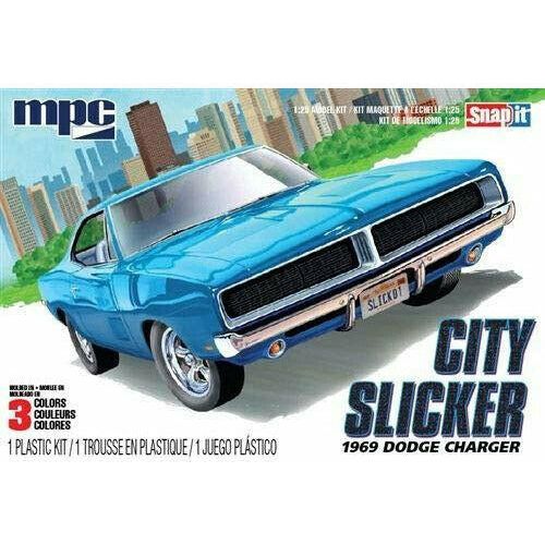 MPC 1/25 1969 Dodge Charger R/T City Slicker (Snap) Plastic