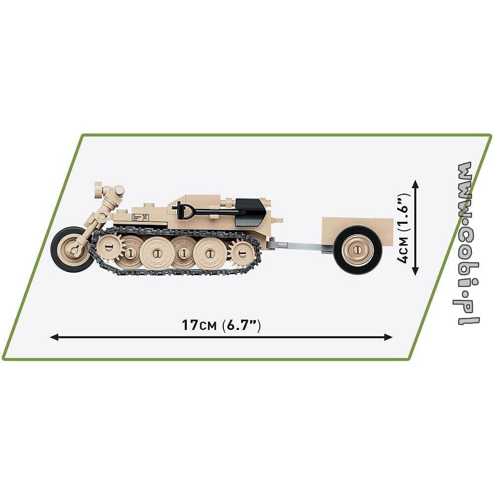 COBI World War II - Sd.Kfz. 2 Kettenkrad (170 Pieces)