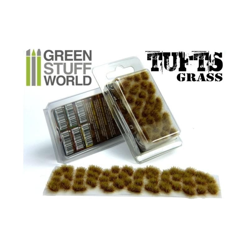 GREEN STUFF WORLD Grass Tufts 6mm Self-Adhesive - Dry Brown